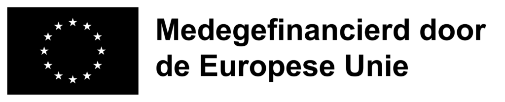 Logo van de EU met de tekst medegefinancierd door de Europese Unie.